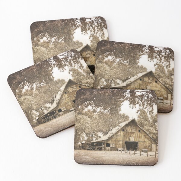 Item preview, Old Barn Vintage Style sepia textured photograph designed and sold by art64.