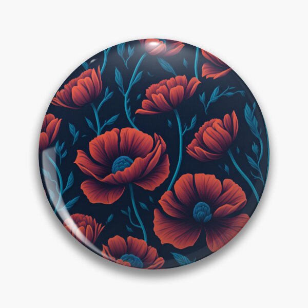 Artikelvorschau, Pattern with Poppies Flowers entworfen und verkauft von ViralVibeLab.