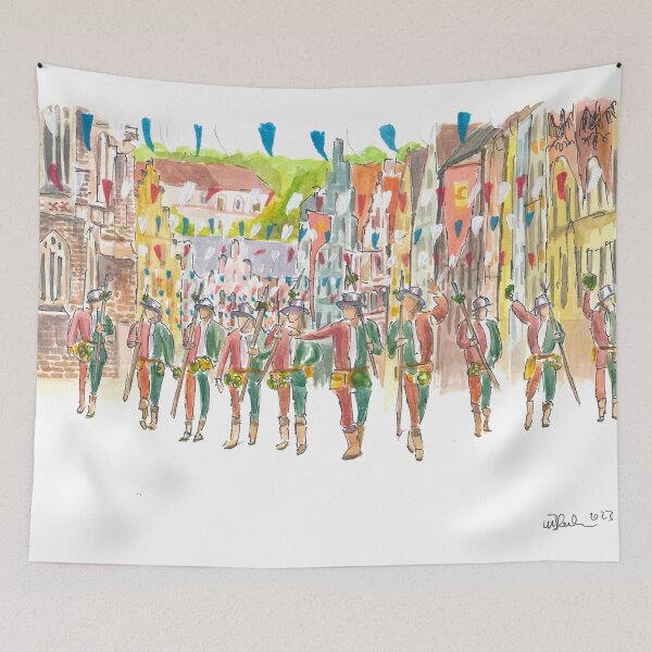 Item preview, The Landshut town servants lead the wedding procession designed and sold by artshop77.
