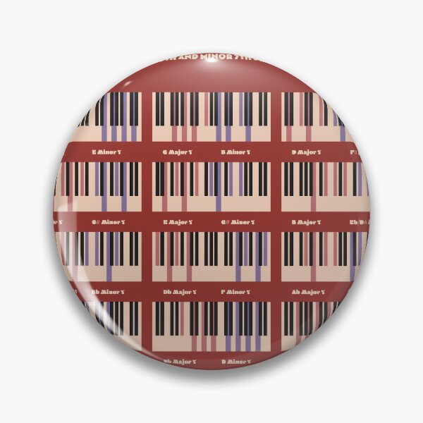 Item preview, A Circle of Fifth Major 7th and Minor 7th Piano Chord Progression V15 designed and sold by vincentdavigo.