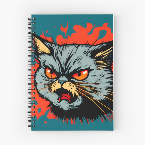 Item preview, Mean Evil Grumpy Angry Cat designed and sold by TrendTastic.