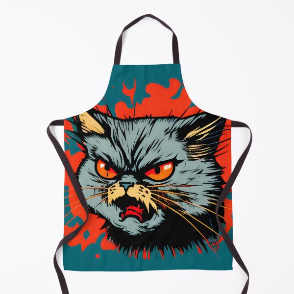 Item preview, Mean Evil Grumpy Angry Cat designed and sold by TrendTastic.