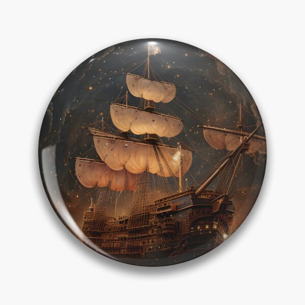 Item preview, Ship of the line in the ocean of space. designed and sold by Synthspace.