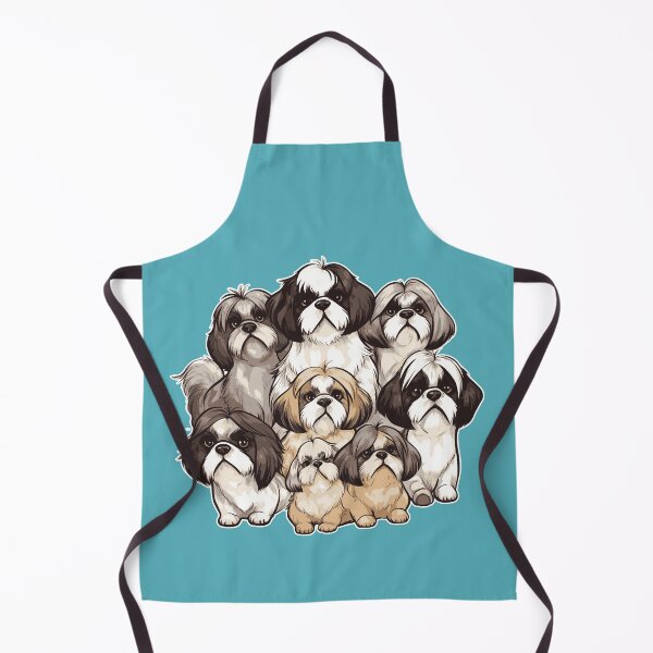 Item preview, A Cartoon Cuddle of Shih Tzus designed and sold by HouseOfRosy.