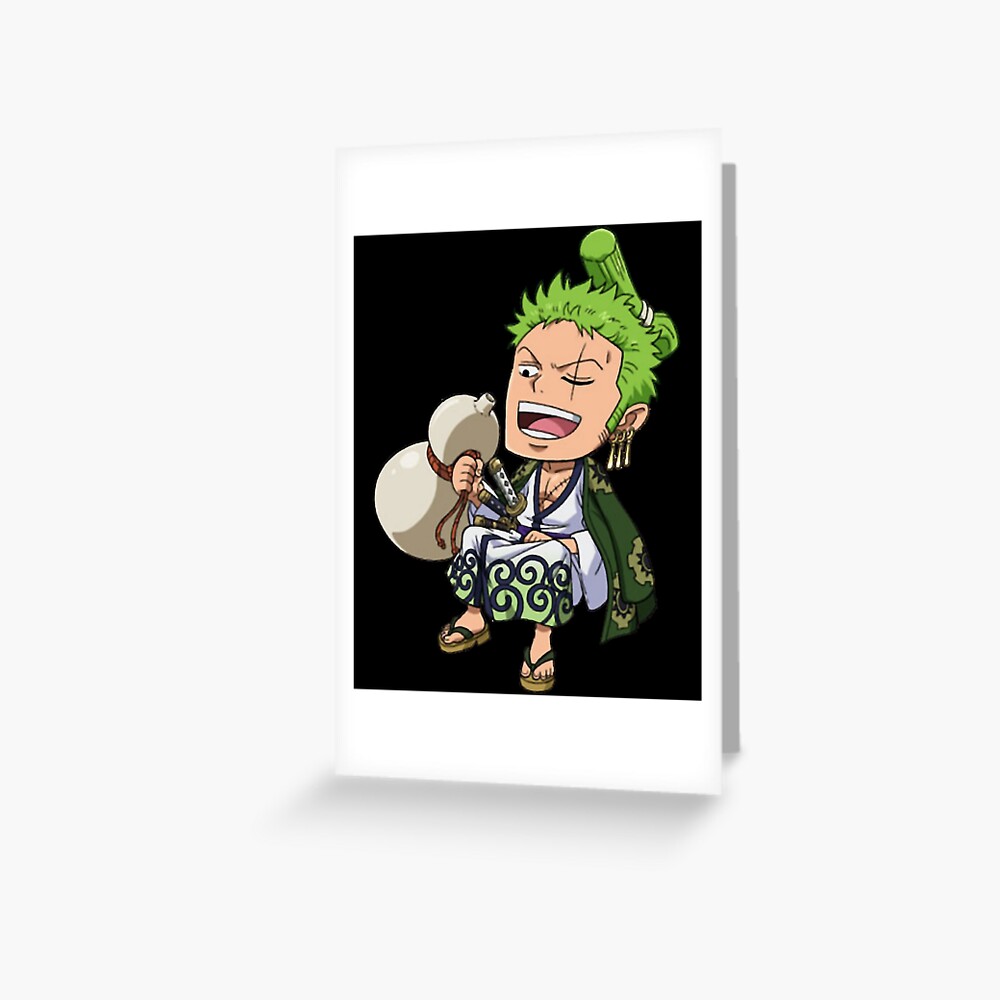 Chibi Wano Luffy | Greeting Card