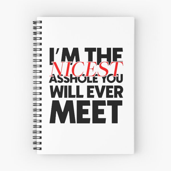 Item preview, I'm the nicest asshole you will ever meet designed and sold by Bigilyy.