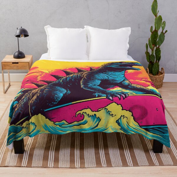 Item preview, Giant Summer Surfer Dinosaur: Catching the Waves with Prehistoric Style and Sun-kissed Adventure designed and sold by SingularityGeek.