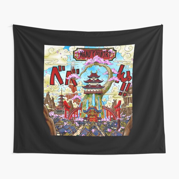 map of wano country Tapestry for Sale by NETschulz715