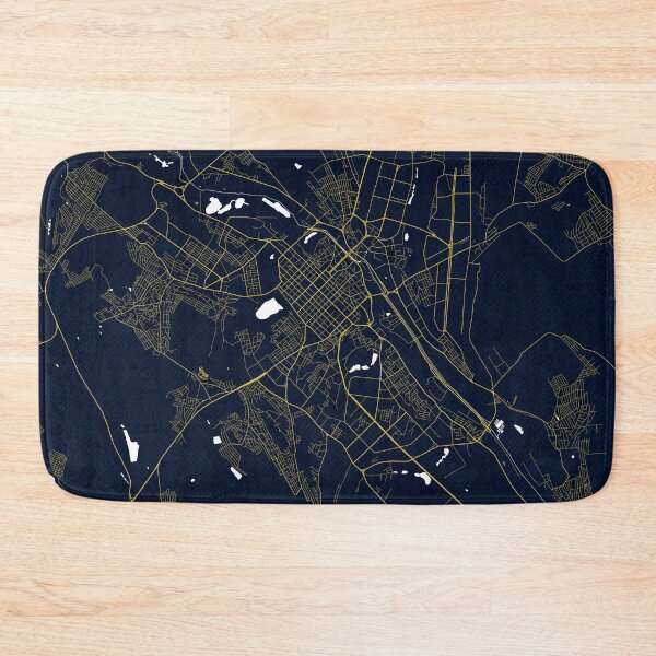 Item preview, Chisinau City Map of Moldova - Gold Art Deco designed and sold by deMAP.