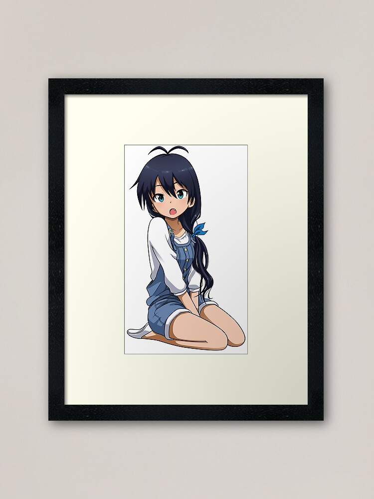 Cute Anime Girl Framed Art Print For Sale By Vugatti Redbubble 6589