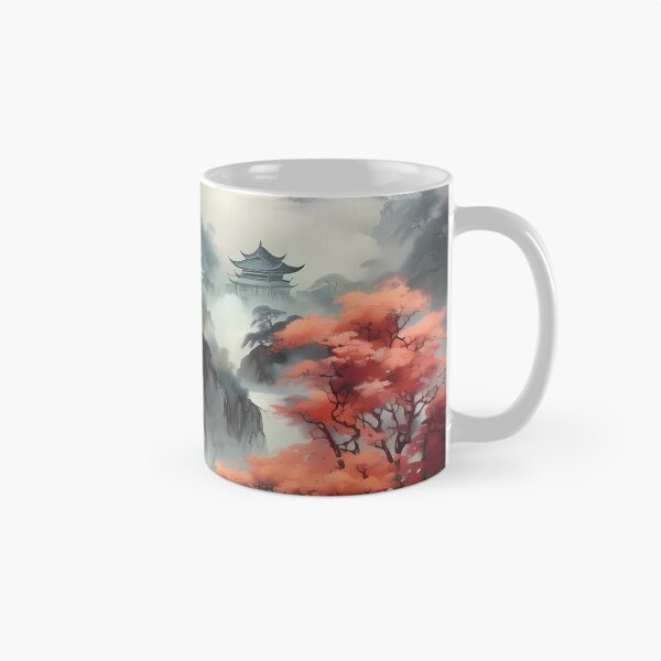 Item preview, Shan Shui Ink Wash Landscape designed and sold by MTJ-Mushrooms.
