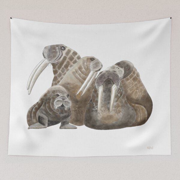 Item preview, Walrus Family  designed and sold by KateVanFloofno1.