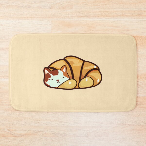 Item preview, Croissant cat from the cats as food collection! designed and sold by wonderxwander.