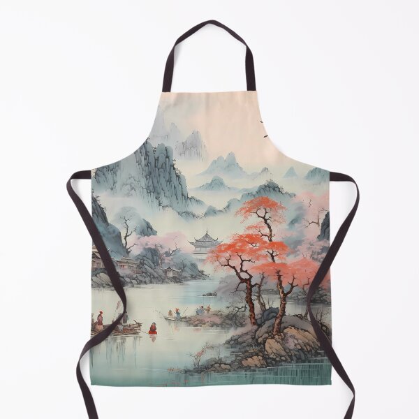 Item preview, Shan Shui Ink Wash Landscape designed and sold by MTJ-Mushrooms.