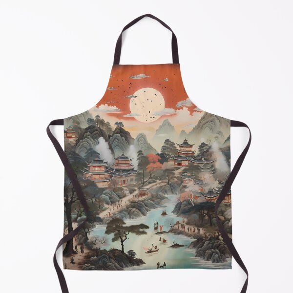 Item preview, Shan Shui Ink Wash Landscape designed and sold by MTJ-Mushrooms.