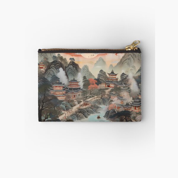 Item preview, Shan Shui Ink Wash Landscape designed and sold by MTJ-Mushrooms.