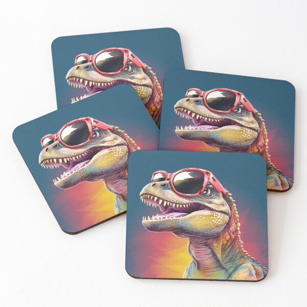 Item preview, dinosaur in sunglasses no.1  designed and sold by Sylwia Kuc.