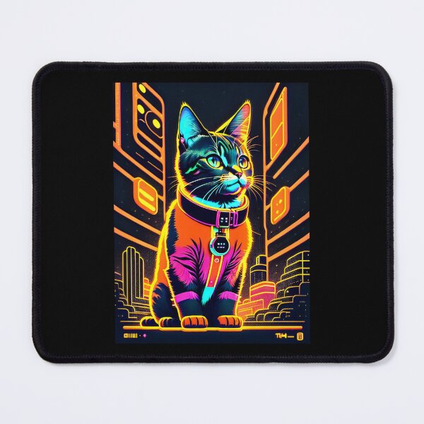 Item preview, Futuristic Cat designed and sold by ThornBirdCo.