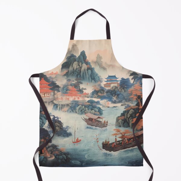 Item preview, Shan Shui Ink Wash Landscape designed and sold by MTJ-Mushrooms.