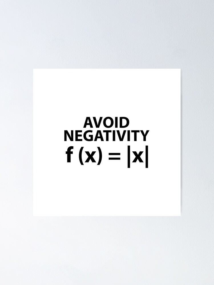 Thumbnail 1 of 3, Poster, Avoid negativity designed and sold by Evelyus.