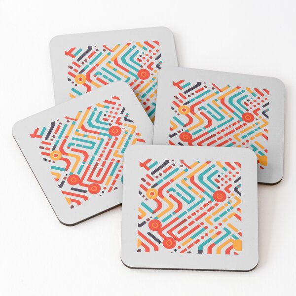 Item preview, Parallax Atari Pattern, Artistic Gift, Graphic, Aesthetic, Abstract, Hipster, Artsy designed and sold by PrintsPatterns-.