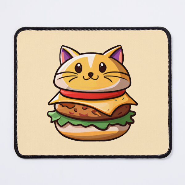 Item preview, Burger cat from the cats as food collection! designed and sold by wonderxwander.