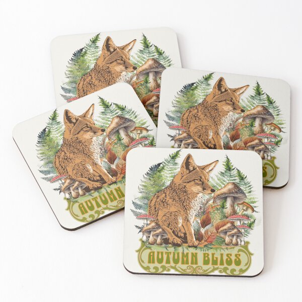 Item preview, Autumn Bliss Fox Forest - Fall Colours Gift designed and sold by InkyGenies.