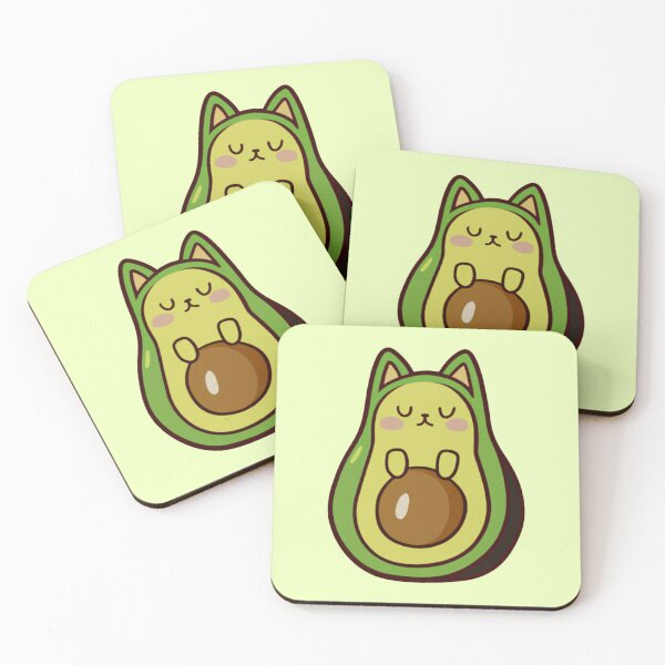 Item preview, Avocado cat from the cats as food collection! designed and sold by wonderxwander.