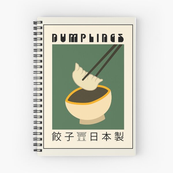 Item preview, Dumplings Gyozas Poster Vintage Retro Propaganda designed and sold by StudioNola.