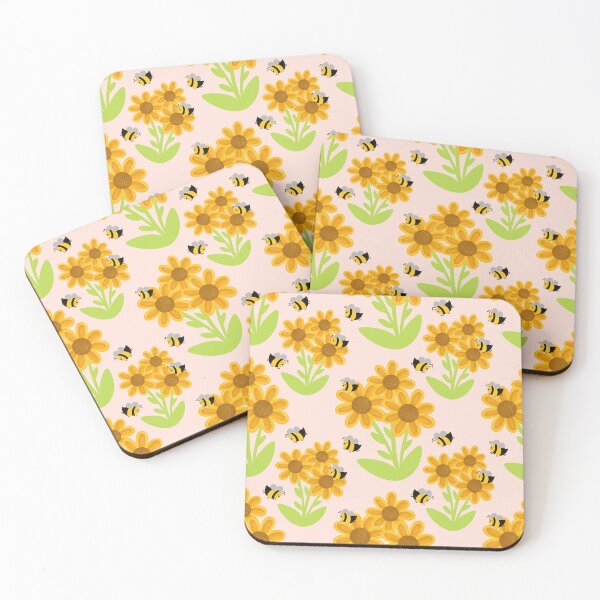 Item preview, Little bee and sunflower pattern  designed and sold by nuttcutee.