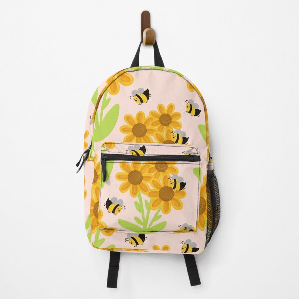 Item preview, Little bee and sunflower pattern designed and sold by nuttcutee.