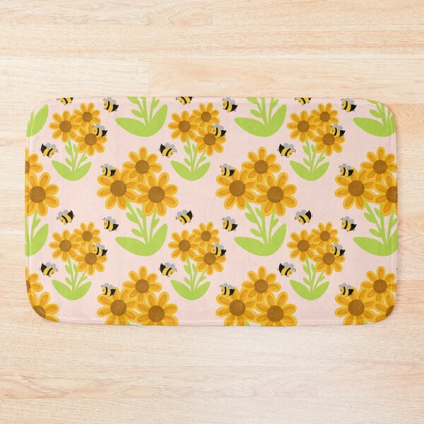 Item preview, Little bee and sunflower pattern  designed and sold by nuttcutee.