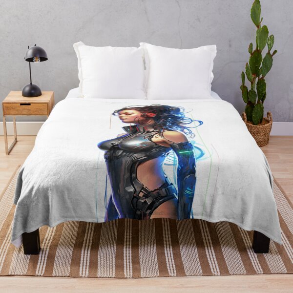 Item preview, Beautiful Cyberpunk girl with dark hair designed and sold by StudioMarc.