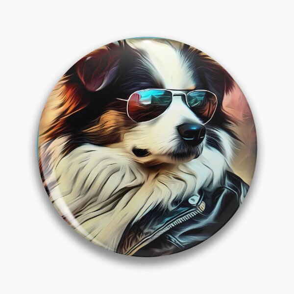 Item preview, Colourful Collie Wearing sunglasses designed and sold by HouseOfRosy.