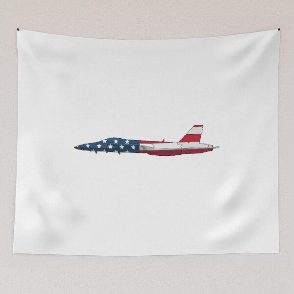 Item preview, Patriotic American USA Fighter Jet Airplane  designed and sold by ahabboud.