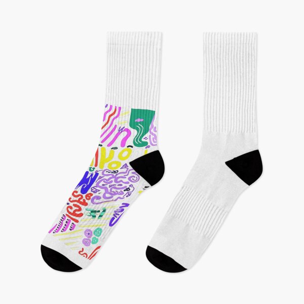 Item preview, Random Artistic Doodles, Vibrant Illustrations, Whimsical Design, Funky Patterns designed and sold by PrintsPatterns-.