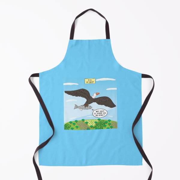 Item preview, Fish Optimist designed and sold by Out to Lunch Cartoons and More.