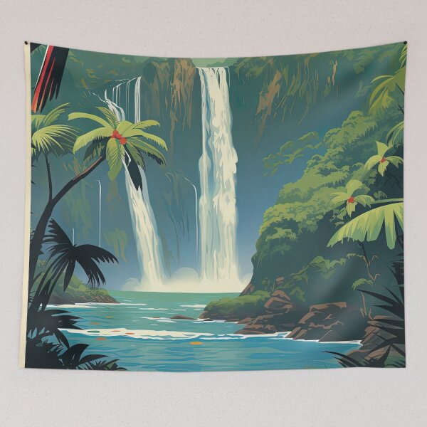 Item preview, Costa Rica, Travel Poster designed and sold by BokeeLee.