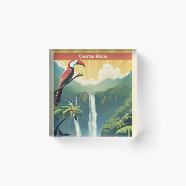 Item preview, Costa Rica, Travel Poster designed and sold by BokeeLee.