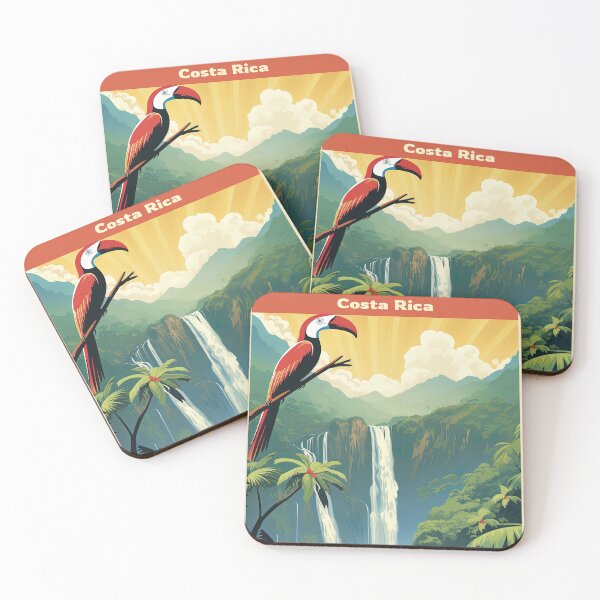 Item preview, Costa Rica, Travel Poster designed and sold by BokeeLee.