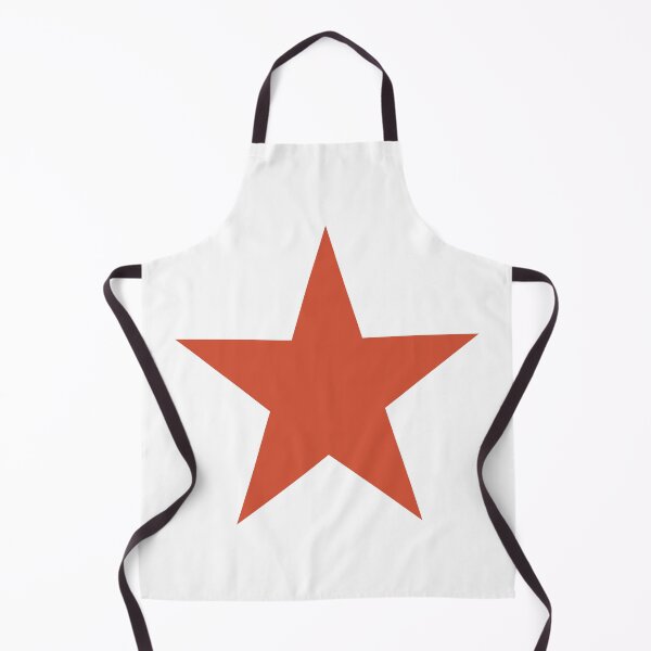 Item preview, Single TENNIS COURT CLAY STAR on a WHITE Background designed and sold by RachelMacht.
