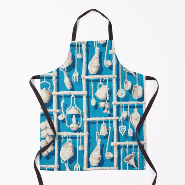 Item preview, Blue Pattern Cooking Utensils Art designed and sold by lalatrash.