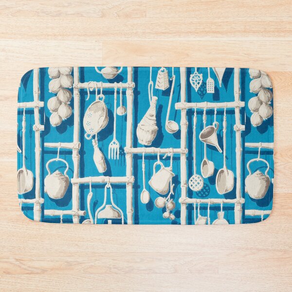 Item preview, Blue Pattern Cooking Utensils Art designed and sold by lalatrash.