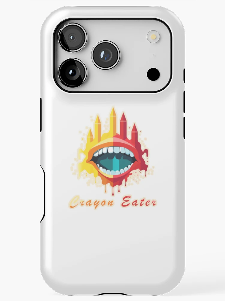 Thumbnail 1 of 4, iPhone Case, crayon eater designed and sold by TheGoatieHimself.