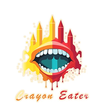 Artwork thumbnail, crayon eater by TheGoatieHimself