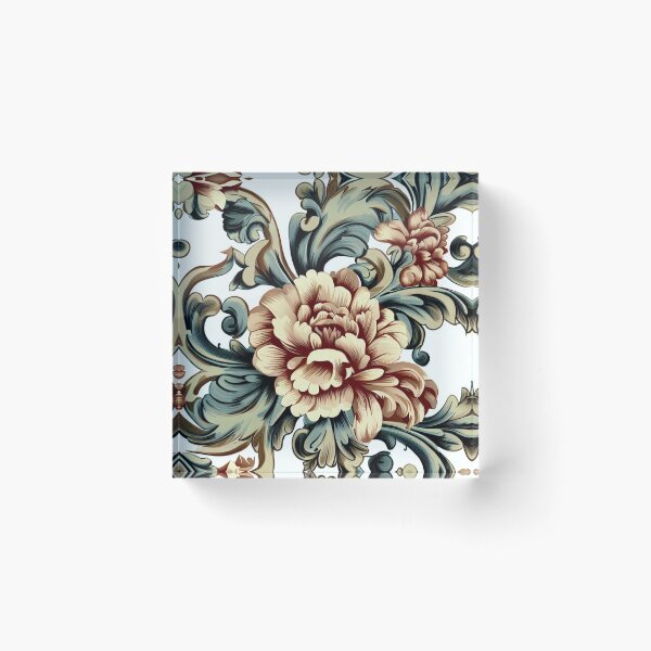 Item preview, Vintage floral pattern designed and sold by Donkey's Salad.