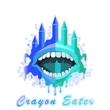 Artwork thumbnail, crayon eater by TheGoatieHimself