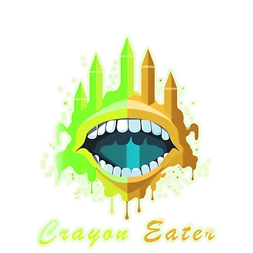 Artwork thumbnail, crayon eater by TheGoatieHimself
