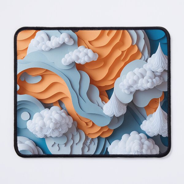 Item preview, Paper Art Clouds Aesthetic designed and sold by ThreadCraze.