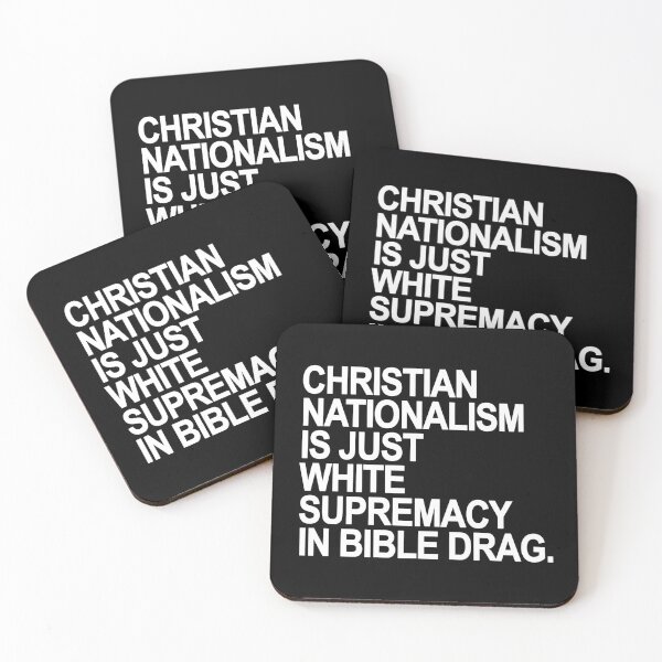 Item preview, Christian Nationalism is just White Supremacy in Bible Drag designed and sold by Thelittlelord.